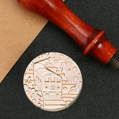 

Kotyreds 25mm Copper Head 3D Relief Enamel Wax Head Classic Vintage for Gift Scrapbooking