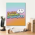 thumbnail image 5 of Epic Graffiti 'Staring At Sunsets'  by Club Daydream Canvas Wall Art, 20" x 24", 5 of 8