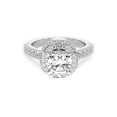 thumbnail image 3 of IGI Certified 2 Carat Cushion Shape Lab Grown Diamond Engagement Ring | 14K White Gold | Luxoré Vintage Allure Diamond Ring | FG-VS1-VS2 Quality Friendly Diamonds, 3 of 6