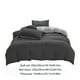 thumbnail image 3 of All-Season Bedding Set - 4-Piece Washable Solid Color Bed Sheet Duvet Cover And Pillowcases, 3 of 9