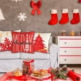 thumbnail image 5 of 4PCS Christmas Pillow Covers 18x18 inch Winter Throw Pillow Covers Red Merry Christmas Tree Snowflake Pillow Covers Gold Let it Snow Decor Cushion Case for Holiday Home Sofa Couch, 5 of 6