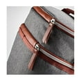 thumbnail image 3 of Fit + Fresh Wickenden Insulated Leather Reusable Lunch Bag, 3 of 7