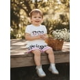 thumbnail image 5 of BemeyourBBs 2Pcs Toddler Baby Girls Cowgirl Outfits Western Baby Girl Summer Clothes Puff Short Sleeve Cow Bow Strawberry Embroidery T Shirt Tops and Ruffle Shorts Set, 5 of 8