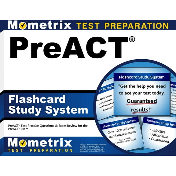 Preact Flashcard Study System : Preact Test Practice Questions & Exam Review for the Preact Exam (Cards)