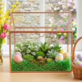 thumbnail image 2 of Centro de mesa Glass House D'Eco Terrarium 25 x 15 x 20 cm, 2 of 9
