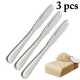 thumbnail image 2 of Coofit Cheese Spreader Plating Stainless Steel Butter Flatware Kitchen Spreader for Jam, 2 of 10