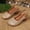 Khaki, variant on Slingback Pumps for Women Perforated Closed Toe Block Heel Shoes Dressy Office Work Walking Daily Comfortable Footwear White 38