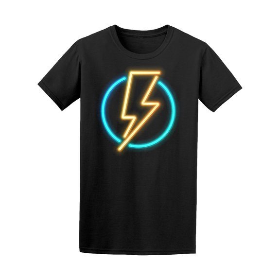 Lightning In Sharp Effect T-Shirt Men -Image by Shutterstock, Male Large