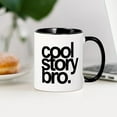 thumbnail image 3 of CafePress - Cool Story Bro Mug - 11 oz Ceramic Mug - Novelty Coffee Tea Cup, 3 of 4