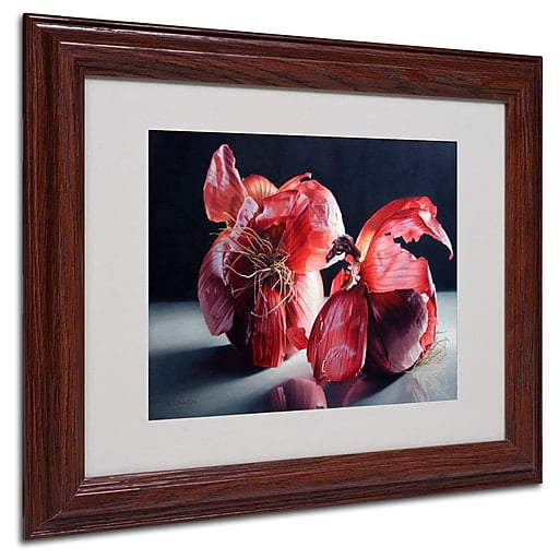 Trademark Fine Art "Beauty So Deep It Makes You" Framed Canvas Art by Cecile Baird