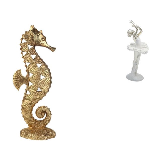 Estatua de resina, figura de bailarina, escultura, adorno, decoración de escritorio, hecha de material de resina con detalles artísticos, adecuada par
