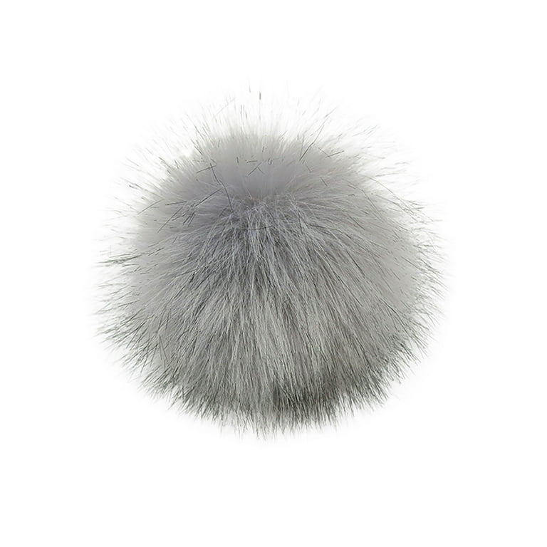Cuoff Clothes Pom Poms DIY Knitting Hats Fake Fur Pom Pom Ball with Press Button One Size Buy Two Get One Free