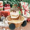 thumbnail image 2 of Christmas Candy Storage Basket Decoration Santa Claus Storage Basket Gift Large, 2 of 3