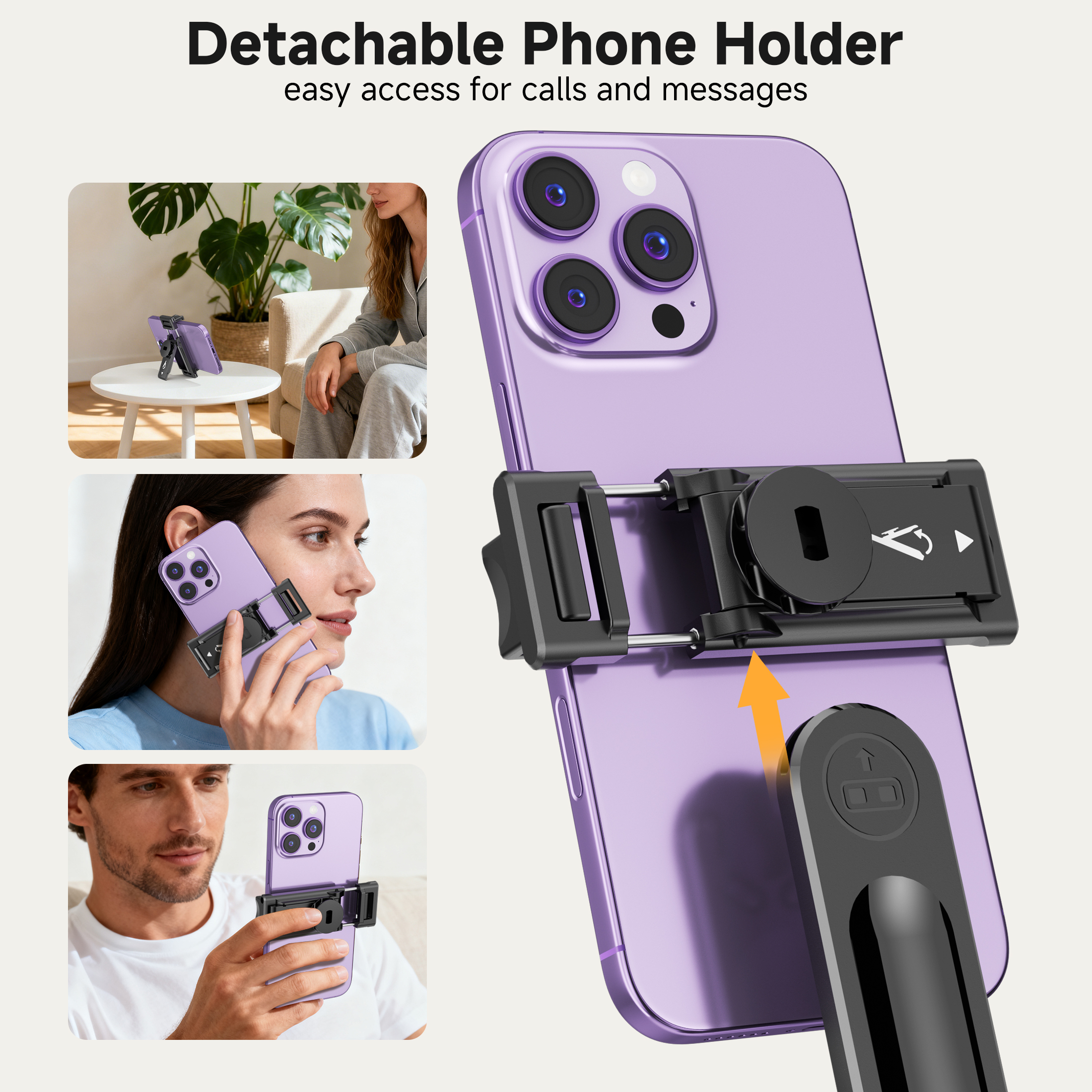 SelfieShow 52" Extendable Selfie Stick Tripod with Remote photo 8