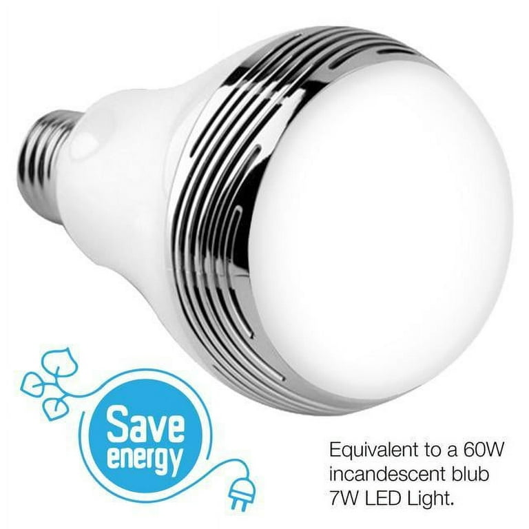 Prefered Tools Soundlamp LED Light Bulb with Bluetooth Speaker White