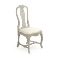 thumbnail image 4 of Zentique LI-S9-22-21-C 20.5 x 41.5 x 20 in. Kate Chair, Distressed Grey Blue & Off-White Linen, 4 of 4