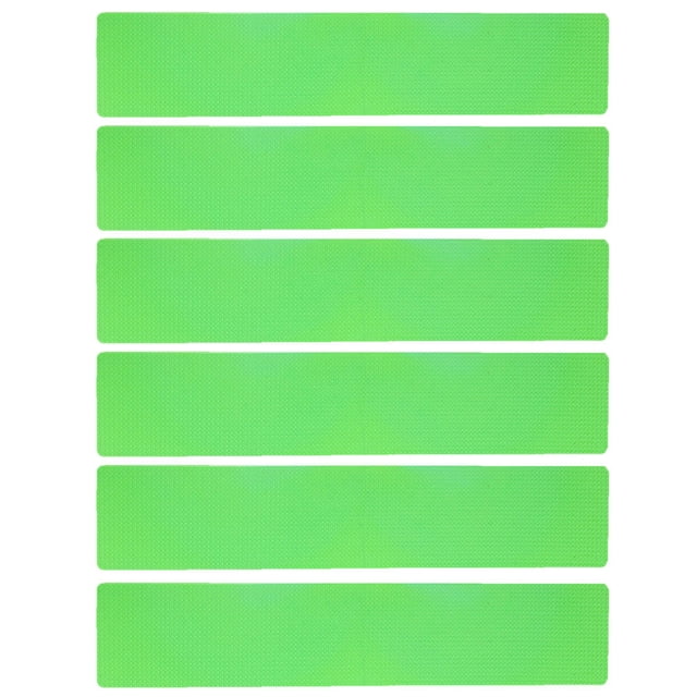 CRAFTHROU 6Pcs Durable PVC Material Court Line Marker for Basketball Training Equipment 13.6x2.8x0.1in