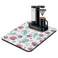 thumbnail image 1 of Stylish Floral Dish Drying Mat - Spring/Summer Kitchen Decor - Absorbent, Reversible, Protective, 1 of 7