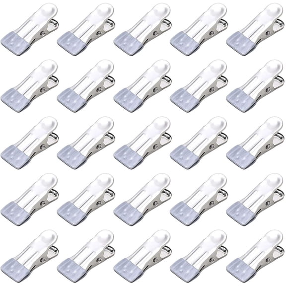 Stainless Steel Clothespins Rubber Coated Non Slip Tip Rust Resistant Heavy Duty Windproof Clothes Pegs Multi Purpose Laundry Snack Bag Fastening Household Drying Supplies