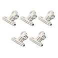thumbnail image 1 of Stainless Steel Drawing Board Clips for Fixing Papers Strong and Sturdy Set of 5 Silver, 1 of 8