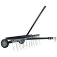 thumbnail image 4 of 40-Inch Lawn Sweeper Tow Behind Dethatcher - Black - Steel - Ideal for Yard Care - Easy Attachment and Detachment, 4 of 9