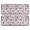 Cow and Bow White Pattern, variant on Cow and Flower Beige Pattern Anti Fatigue Kitchen Rugs Set Of 2, Non Slip Washable Decorative Floor Mats for Sink Laundry and Home Use, 17"x47"