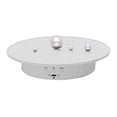 thumbnail image 2 of facefd Rotating Display Stand Jewelry Shoes Adjustable Revolving White Velvet Base, 2 of 9