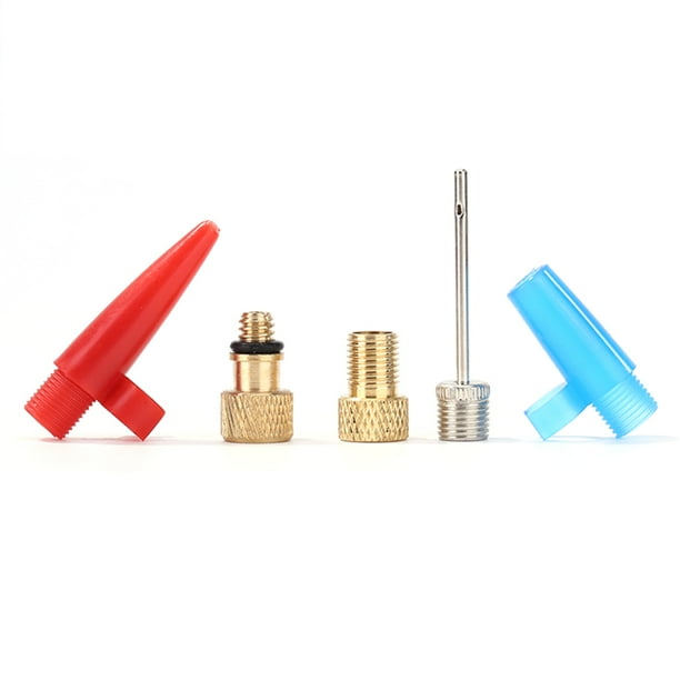 TB W 5x MTB Bike Tire Pump Inflate Hose Ball Needle Valve Adapter