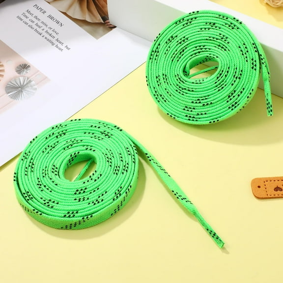 KAKOWELY 1 Pair Wear-Resistant Ice Hockey Laces Fixed in Place for Roller Skating