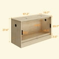 thumbnail image 4 of NARTRU 90 Gallon Large Wooden Reptile Habitat Terrarium Tank with Glass Sliding Doors, Screen Ventilation, 4 of 9
