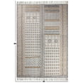 thumbnail image 2 of Casavani Multicolor Moroccan Rug Garden Yoga Kilim Dining Room Carpet 5x10 Feet, 2 of 5