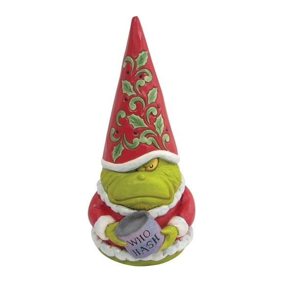 Enesco Grinch by Jim Shore Grinch Gnome with Who Hash Figurine