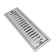 thumbnail image 3 of ZOUSSIQI 12 Inch Rectangular Linear Shower Drain 304 Stainless Steel Rustproof Shower Floor Drain Odor Proof Bathroom Floor Drain for Home Hotel JU316-17510, 3 of 13