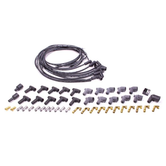 Juego de Cables Moroso 73231 Universal Negro con Botas de 90° para 8 Cilindros