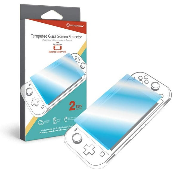 Hyperkin Tempered Glass Screen Protector for Nintendo Switch Lite (2-Sets) - Nintendo Switch