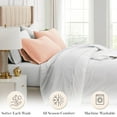 thumbnail image 2 of Southshore Fine Living, Inc. King Size Pillow Cases Set of 2, Ultra-Soft Brushed Microfiber, Blush, 2 of 8