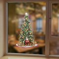 thumbnail image 4 of 1 Set Art Wall Sticker, Christmas Santa Claus Christmas Tree Self-Adhesive Wall Stickers, Window Bathroom Living Room Porch Home Decorative Wall Stickers, Removable Switch Stickers, Wall Decor Sticker, 4 of 5