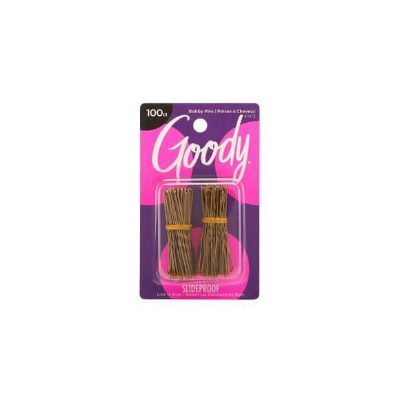 Goody Pin it Up Value Pack Hairpins - Brown - 100 Ct, Goody Pin