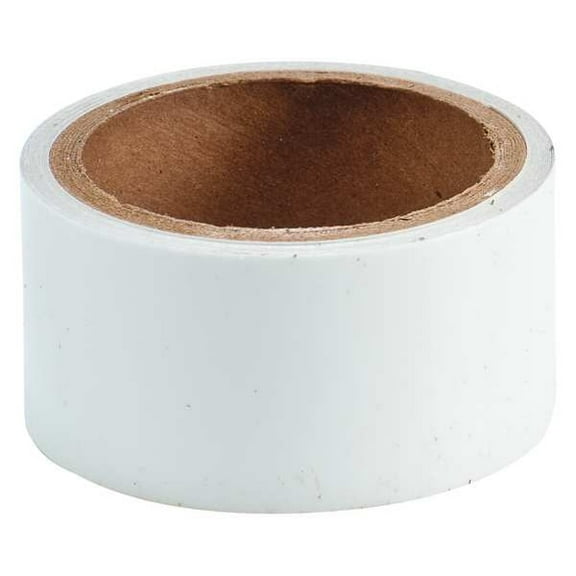 Floor Marking Tape, Polyester, No Legend, White, 2 in W., 8 mil Thickness