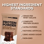 Clean Simple Eats Protein Powder Chocolate Brownie Batter - 1 Stick (xylitol free)