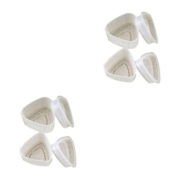 Inteprter 2 uds cocina transparente Bento decoración Sushi molde prensa de alimentos DIY fabricante de bolas de arroz 6.6*6.4*4 cm 2piezas Inteprter CBP063502