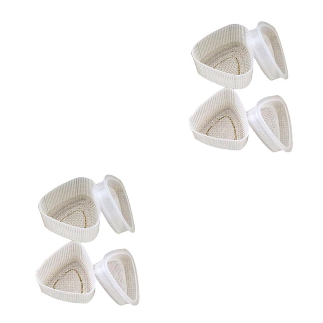 Inteprter 2 uds cocina transparente Bento decoración Sushi molde prensa de alimentos DIY fabricante de bolas de arroz 6.6*6.4*4 cm 2piezas Inteprter CBP063502