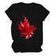 thumbnail image 5 of Camisas de Manga Corta para las Mujeres Impresión de Manga Corta Cuello Redondo, Camisa Casual de Poliéster para las Mujeres, Lavado de Manos, 5 of 7
