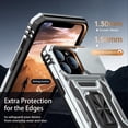 thumbnail image 5 of for iPhone 13 Pro Case with Screen Protector,Sliding Camera Cover,-Grade Cover with  Stand Phone Case 6.1" Grey, 5 of 6