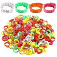 thumbnail image 1 of 100 Pcs Chicken Foot Ring Adjustable Size Poultry Leg Number Tag Buckle, 1 of 4