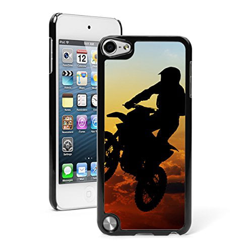 For Apple iPod Touch 5th 6th Shockproof Hard Soft Case Dirt Motocross Bike Rider 