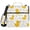 Cute Duck with Polka Dot, variant on 3 Ring Zipper Binder with Shoulder Strap Waterproof Trapper Keeper 2 Inch D-Ring 500 Sheets Capacity Avocado and Heart