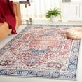 thumbnail image 2 of SAFAVIEH Arizona Robina Oriental Machine Washable Area Rug, Red/Navy, 3' x 5', 2 of 9