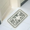 thumbnail image 4 of jifeng Non-Slip Floor Rug Doormat Indoor Machine Washable Dryable Effective Grip Carpet Flower Rectangular, 4 of 9