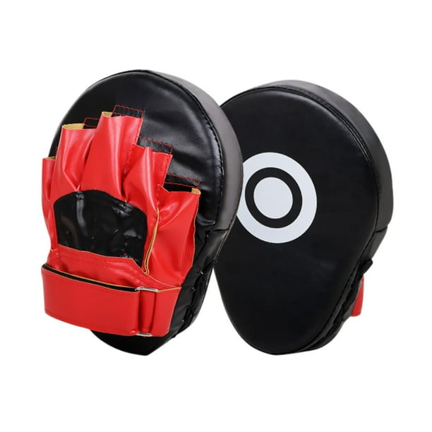 Almohadilla De Boxeo, Almohadilla De Enfoque, Objetivo De Mano De Boxeo De Cuero PU Para Entrenamiento De Karate Sanda